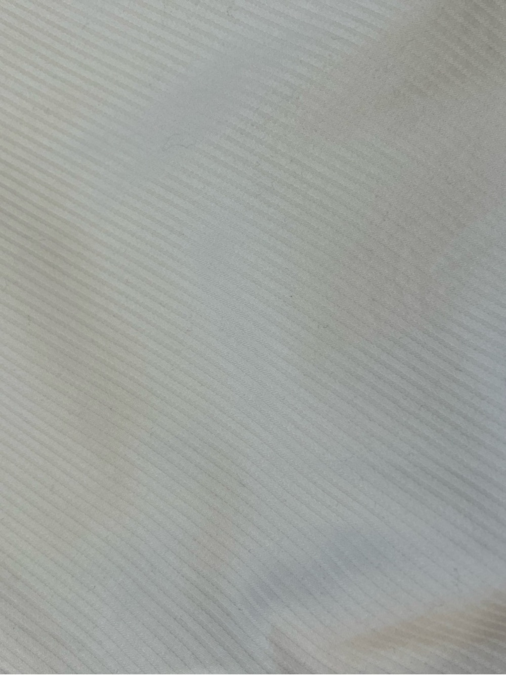 Talbots Women's Blouse Diagonal Striped White Button Shirt SIZE 16 100% Cotton - Picture 13 of 13